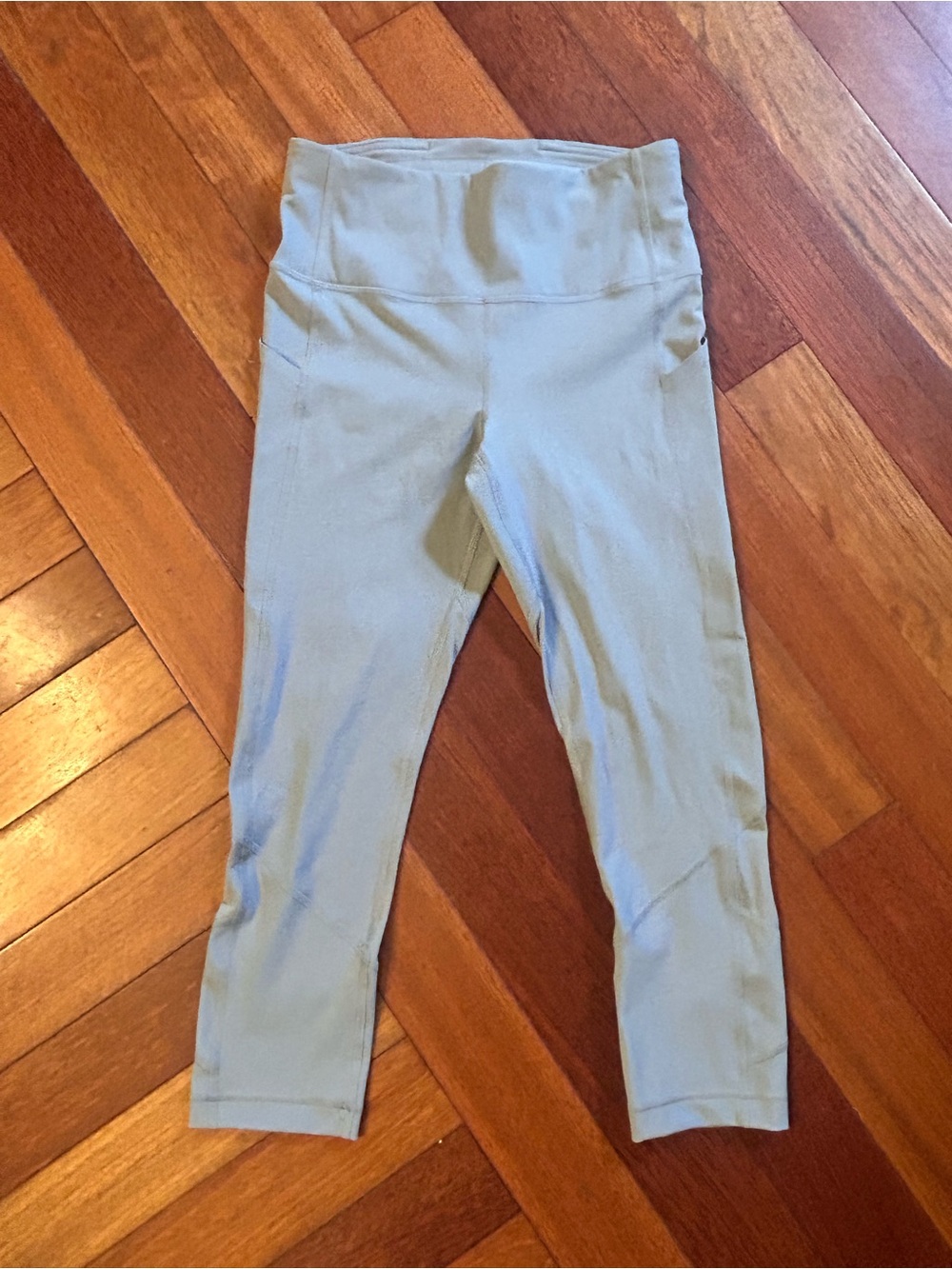 Womens Lululemon High-Waist Light dove grey Nulux performance Leggings